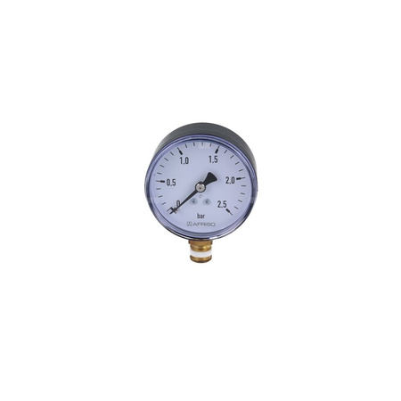 Manometr z rurką Bourdona AFRISO RF grzewczy 0/2,5 bar G1/4B radialne fi 63 mm, kl. 2.5%