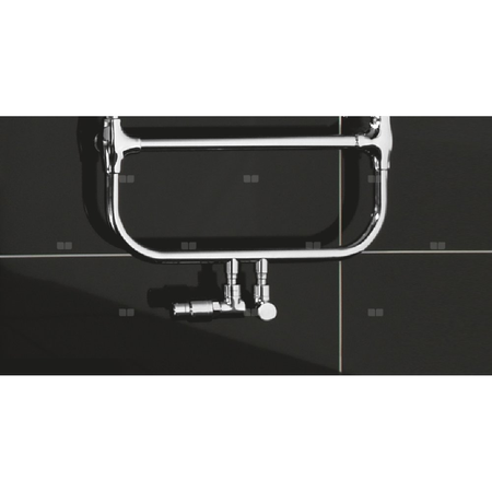 Grzejnik elektryczny ZEHNDER Nobis 1104 x 500 mm, kolor chrom, moc 150 W