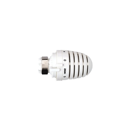 Głowica termostatyczna prosta HERZ Design D, zakres reg. 6-28'C, przyłącze M30x1,5, kolor biały
