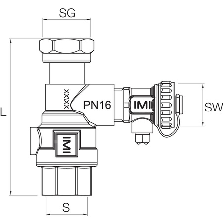 DLV 25 - Zawór odcinająco-spustowy