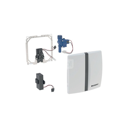 Płytka przykrywająca Geberit z cynkowego odlewu ciśnieniowego: Biały-alpin