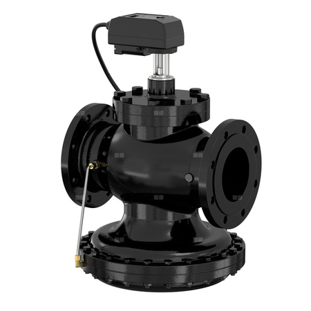 Zawór regulacyjny COMAP Nexus Vivax FI Żeliwo PN16, pol. Kołnierz 6'' DN 150, natężenie przepływu 90m3/h od 5'C do 120'C, niezależny od ciśnienia