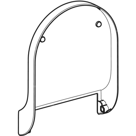 Pokrywa deski sedesowej do Geberit AquaClean Tuma: Biały-alpin