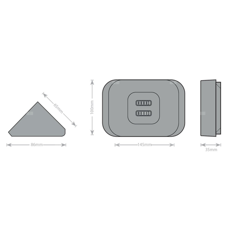 Salus internetowy, bezprzewodowy, natynkowy regulator tygodniowy z wbudowanym akumulatorem IT800WiFi