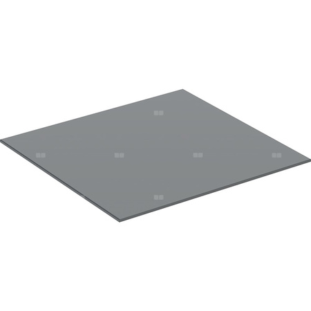 Szklana płyta przykrywająca Geberit do szafki bocznej z dwoma szufladami: Lava, B=45cm, =N/A