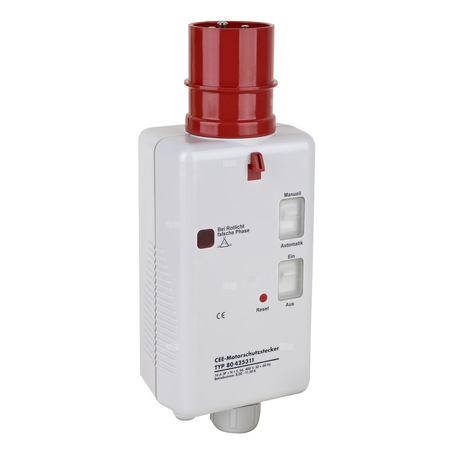 Wtyczka zabezpieczenia silnika CEE 5,5-8A 400V 50/60HZ