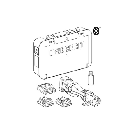Zaciskarka GEBERIT Mapress ACO203plus (akumulator)