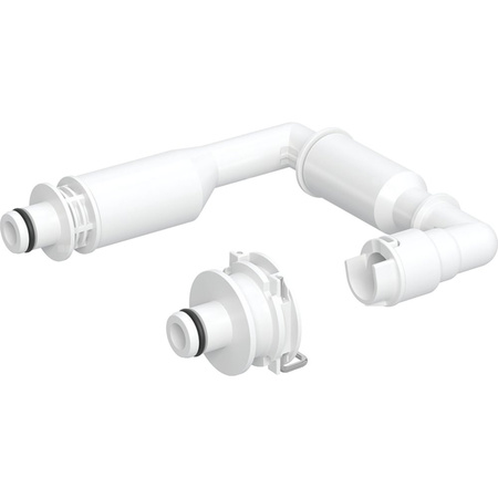 Moduł wodny Geberit do zintegrowanego zaworu spłukującego do pisuarów, zasilanie sieciowe / zasilanie bateryjne