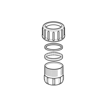 Przeciwnakrętka PP-HT d48