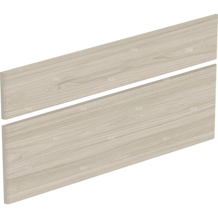 Zestaw frontów szuflad do szafki pod umywalkę podwójną GEBERIT, kol. wiąz jasny szer.1200 mm