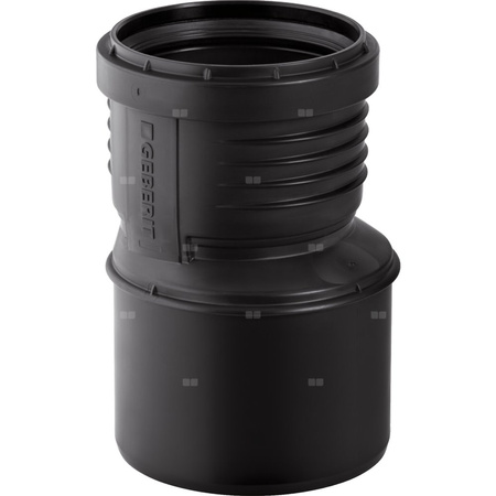 Zwężka GEBERIT Silent-PP redukcja, PP / PP, 90 mm, DN 90 x 75 mm x DN 70 (końcówka wciskowa x mufa wciskowa), (głębokość: 11 mm) z uszczelką