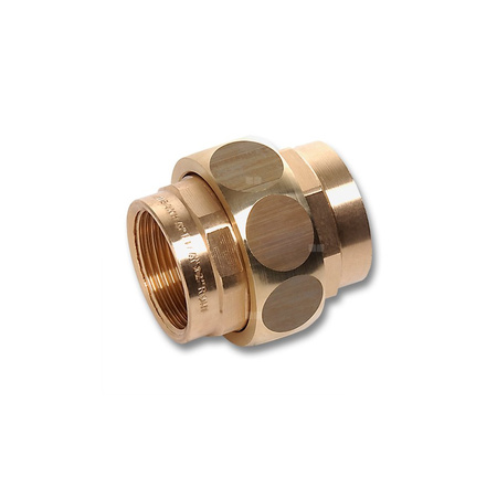 Śrubunek SANHA 272 trzyczęściowy, mosiądz, 1 1/4'' (GW)