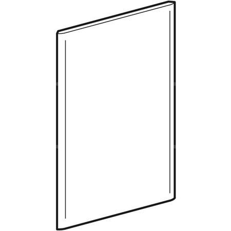 Drzwi do dolnej szafki pod umywalkę GEBERIT, kol. szary szer.400 mm