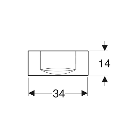 Ramka montażowa Geberit do przycisku uruchamiającego 300T