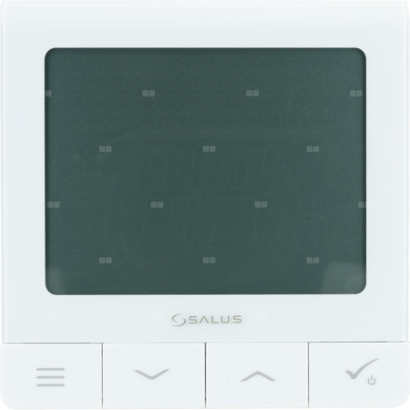 SALUS StartPack Premium RF - zestaw bezprzewodowego sterowania ogrzewaniem podłogowym z zarządzaniem przez Internet: KL08RF230V, UG800, 4 x SQ610RF