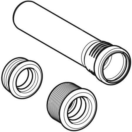 Zestaw króćców odpływowych Geberit do pisuaru