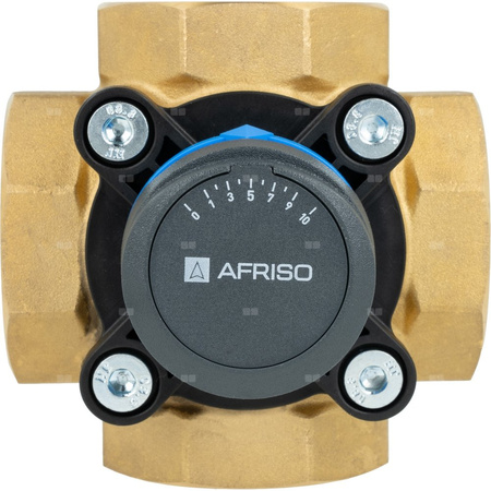 Zestaw regulacyjny ProClick: 4-drogowy obrotowy zawór mieszający ARV 487 ProClick, DN50, Rp2'', Kvs 36 m3/h + siłownik elektryczny ARM 343 ProClick