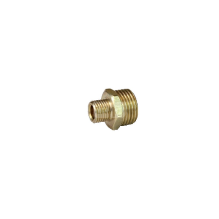 Nypel redukcja RUMET mosiądz 3/8'' x 1/4'' (GZ)
