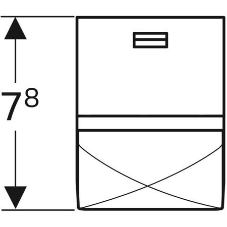 Element gniazdka elektrycznego Geberit z przyłączem USB: Typ wtyczki=CEE 7/16, Antracytowy
