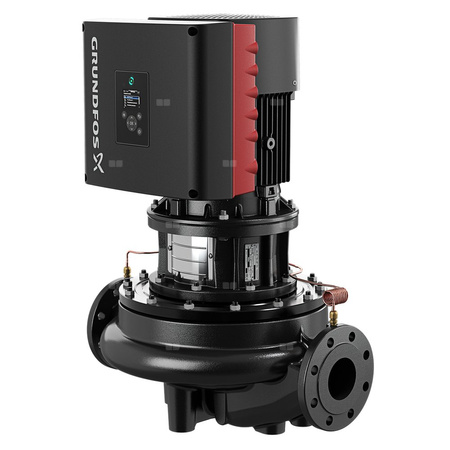 Pompa obiegowa GRUNDFOS TPE 100-70/4 typu in-line z silnikiem znormalizowanym 50/60 Hz, moc silnika 1.5kW 2.83 A PN 16 1445 obr/min