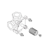Adapter do siłowników ARM ProClick na zawory: ESBE (F, G, MG), Seltron, Somatherm, Hora,  Acaso, IVAR, WIP, PAW (stara generacja), BRV, IMIT, Barberi, Valvex Controlmix, Goshe (5 Nm)