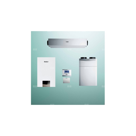 Pakiet - Kocioł gazowy dwufunkcyjny VAILLANT ecoTEC exclusive VCW 36CF/1-7 kondensacyjny wiszący 3.4 - 27.1 kW + RegulatorsensoCOMFORT 720 + RekuperatorecoVAIR 260/4 E+ Moduł sterowaniaVR 921