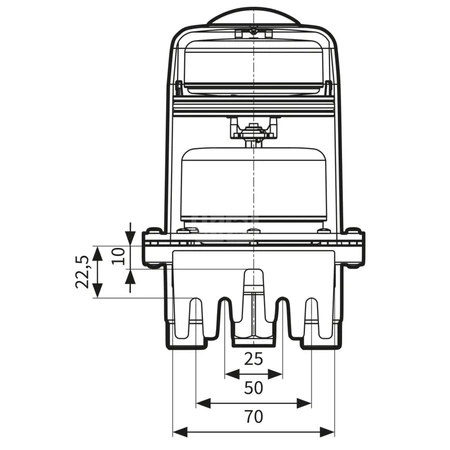 Odpowietrznik automatyczny AFRISO Flow-Control 3/K GW cynkowy fi 3/8''x1/4''
