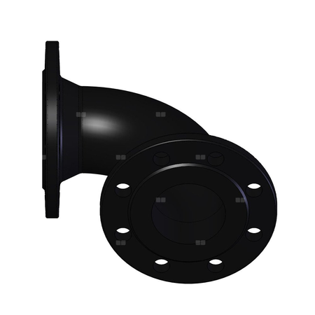 Kolano żeliwo, przył. DN 150 dł.312.5mm szer.285mm WILO