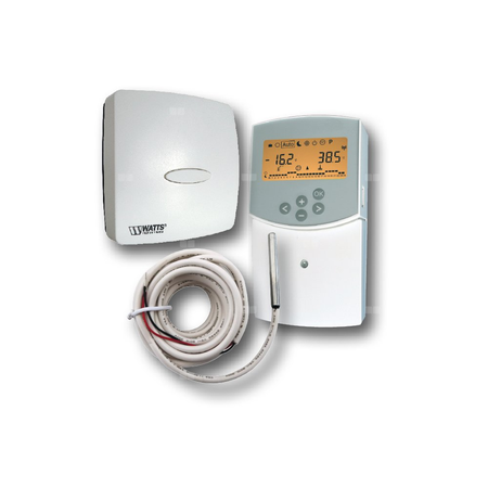 Regulator obiegu grzewczego/chłodniczego w osprzetem, z czujnikami 230VAC, programowalny z wyświetlaczem LCD WAT CLIMATIC CTRL II H&C. 