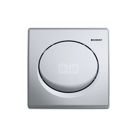 Przycisk uruchamiający Geberit Samba, do zaworu spłukującego do pisuarów z pneumatycznym uruchamianiem spłukiwania: Biały-alpin, Materiał=Tworzywo sztuczne