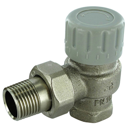 Zawór odcinający COMAP 804R mosiądz (niklowanie) M30 4.5 Kvs GW x GZ 1/2'' x 1/2''