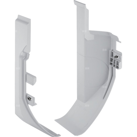 Wykończenie ściany do wiszącej miski WC, do Geberit AquaClean 8000plus: Biały-alpin