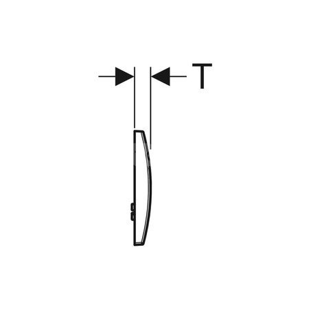 Ramka montażowa Geberit do przycisku uruchamiającego Delta