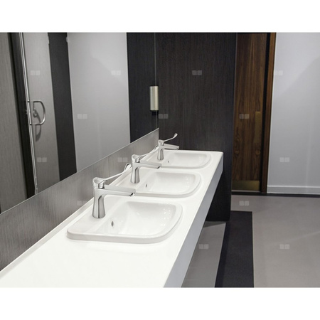 Bateria umywalkowa stojąca FERRO ALGEO SQUARE MEDICO, chrom