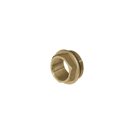 Redukcja mosiężna do rozdzielacza GZ/GW - G1" x G1/2"