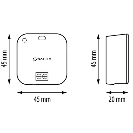 Natynkowy wzmacniacz sygnału sieci Zigbee 230V SALUS RE600 (akcesorium)