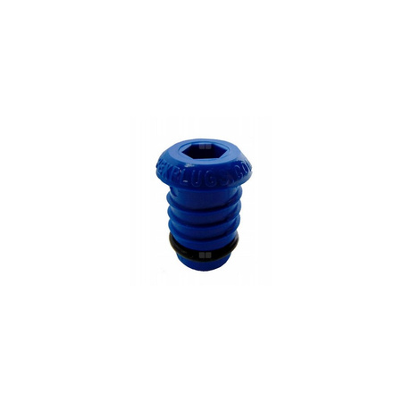 Korek do prób ciśnieniowych QIK Niebieski, PERT/PEX, śred. 16 mm