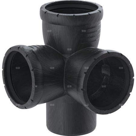 Czwórnik narożny Geberit Silent-Pro 87.5 st. d110