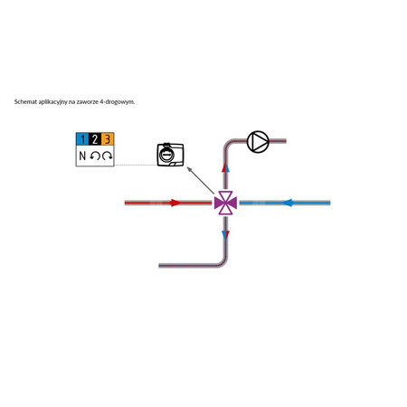 Siłownik elektryczny ARM 349 ProClick, 2- i 3-pkt, 230 V AC, 120 s, 15 Nm