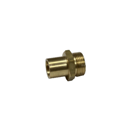 Nypel lut RUMET Mosiądz 3/4'' x 22 mm (GZ)