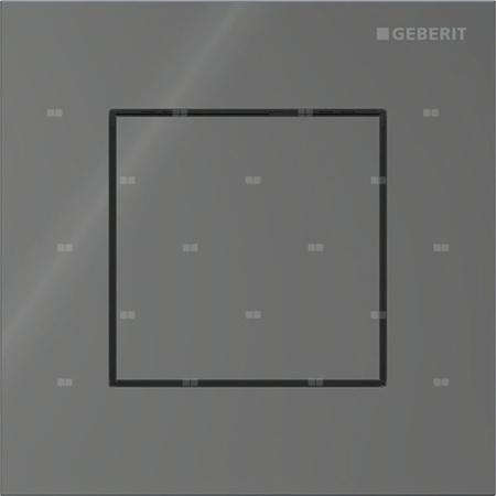 Pneumatyczny zawór spłukujący Geberit do pisuaru, ręczny, Typ 40, szkło lava, prostokątny