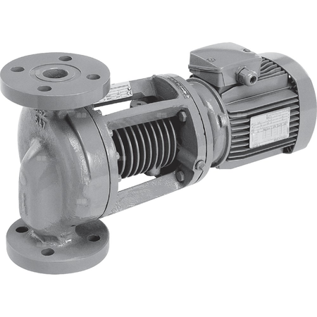 Pompa obiegowa WILO VeroLine-IPH-W 32/125-0,18/4 typu in-line z silnikiem znormalizowanym 50 Hz, moc silnika 0.18kW 0.62 A 1410 obr/min, wlot Kołnierz DN 32