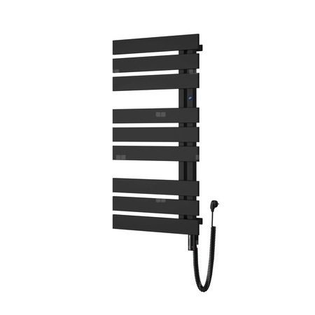 Grzejnik elektryczny (suszarka) INSTAL-PROJEKT NAMELESS ELECTRO, wym. 930 (1035 z grzałką)/400 mm, kolor czarny mat, moc 300 W