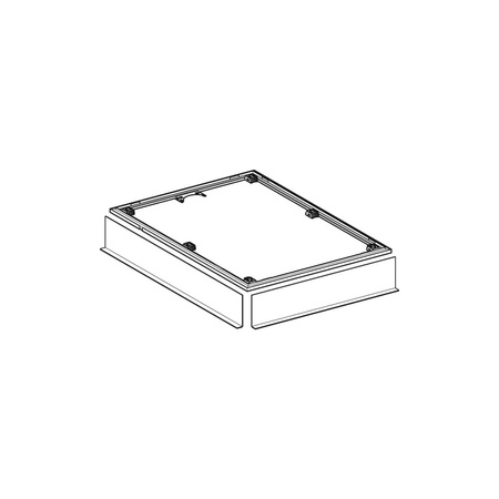 Nogi montażowe Geberit krótkie, do panelu do brodzików bezbrodzikowych Setaplano, montaż międzykondygnacyjny