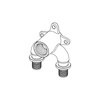 Kolano naścienne 90' TECE flex, brąz, 20 mm x 1/2'' (zz x GW), 20 mm