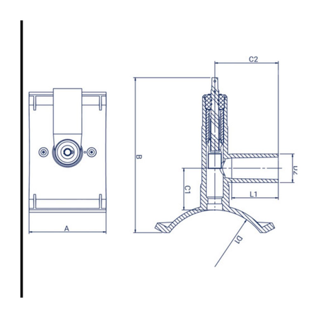 Zawór siodłowy do nawiercania PE100RC SDR11 d 225/63 FOX