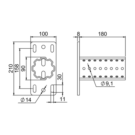 Stopa S profilu KJ OGCSKJ