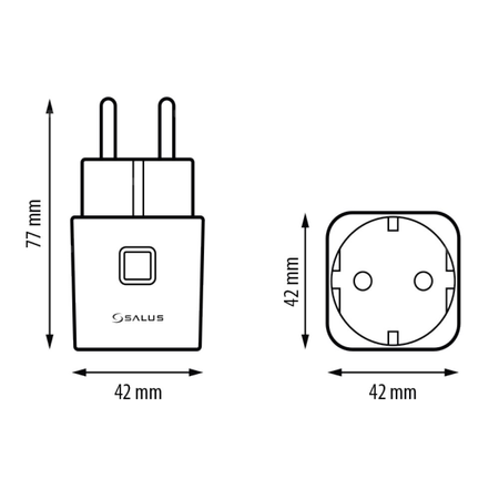Przekaźnik załączający Zigbee SALUS SPE600