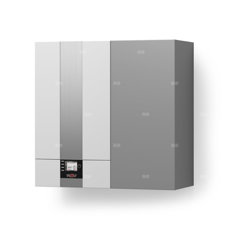 Pakiet - Kocioł gazowy dwufunkcyjny WOLF CGW-2-20 z modułem AM kondensacyjny wiszący 4.4 - 2.4 kW