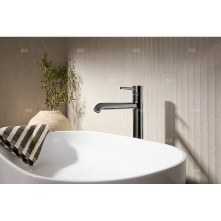 MOZA MINI CHROM bateria umywalkowa nablatowa